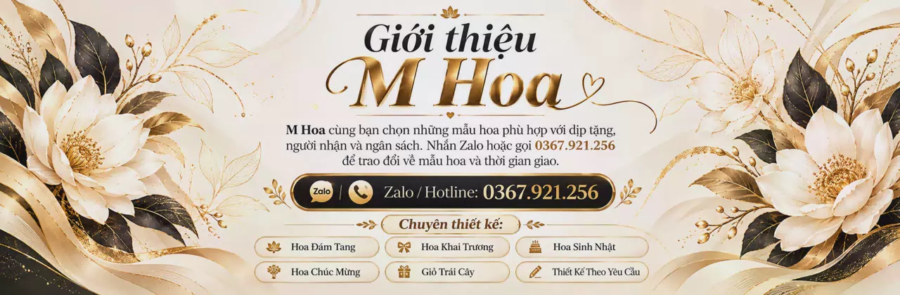 Ảnh bìa Shop hoa tươi Quận 7 - Tư vấn mẫu hoa hợp ngân sách